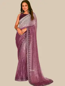 Chhabra 555 Ombre Sequinned Net Saree