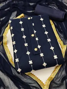 KALINI Embroidered Unstitched Dress Material