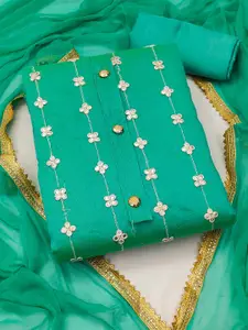 KALINI Embroidered Unstitched Dress Material