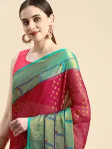 Winza Designer Woven Design Zari Brasso Banarasi Saree
