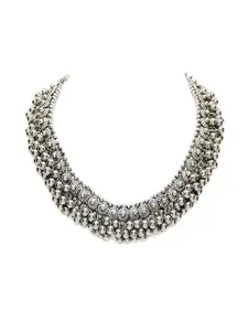 The Pari Rhodium-Plated Handcrafted Necklace