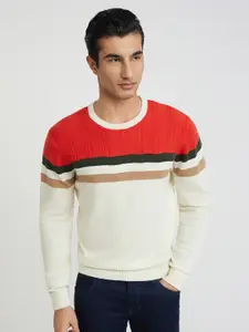 Raymond Men Striped Pullover Sweater