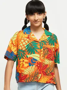 max Girls Printed Casual Shirt