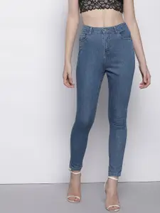 Boohoo Women High-Rise Skinny Stretchable Jeans