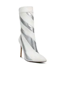 London Rag Women Colourblocked High Heeled Boots