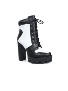 London Rag Women Moos Cow Printed Winter Boots