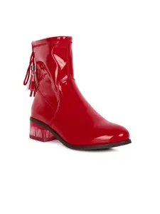 London Rag Women Ankle Boots With Tassels Detail