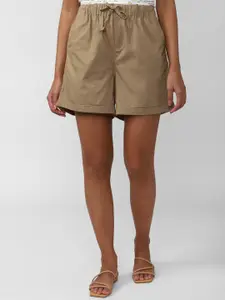 Van Heusen Woman Mid-Rise Cotton Shorts