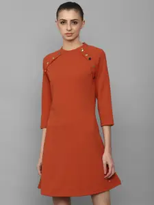 Allen Solly Woman Round Neck A-Line Dress