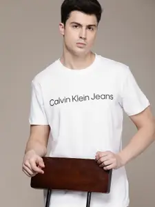 Calvin Klein Jeans Men Round Neck Brand Logo T-shirt