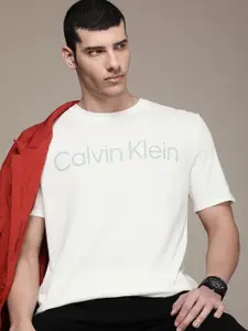 Calvin Klein Jeans Men Brand Logo Printed Pure Cotton T-shirt