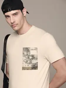 Calvin Klein Jeans Men Printed Pure Cotton T-shirt