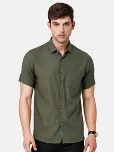 Linen Club Short Sleeves Sustainable Casual Shirt