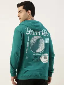 Maniac Men Typography Printed Cotton Oversized T-shirt