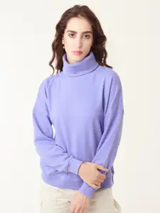 Zink London Women High Neck Pullover Sweatshirt