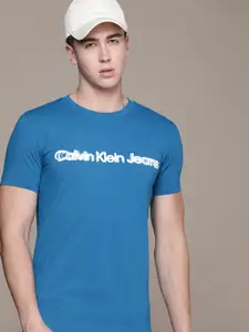 Calvin Klein Jeans Men Brand Logo Slim Fit T-shirt