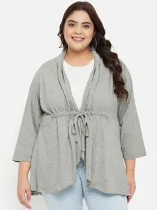 wild U Women Plus Size Tie-Up Shrug
