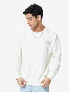 The Souled Store Men Cotton Star Wars Printed Oversized Sweatshirt