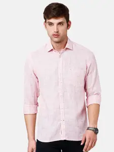 Linen Club Checked Sustainable Casual Shirt