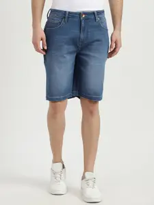 United Colors of Benetton Men Washed Slim Fit Denim Shorts