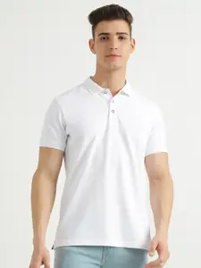 United Colors of Benetton Men Cotton Regular Fit Polo Collar T-shirt