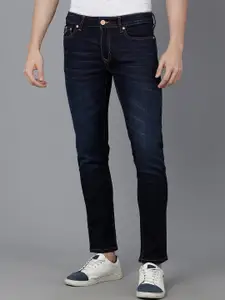 Double Two Men Lean Slim Fit Low-Rise Light Fade Stretchable Jeans