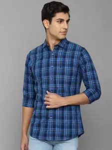 Allen Solly Men Comfort Slim Fit Checked Cotton Casual Shirt