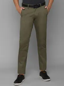 Allen Solly Men Textured Slim Fit Trousers