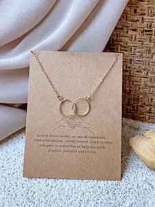 Fashion Frill Gold-Plated Necklace