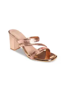 Glitzy Galz Solid Block Heels