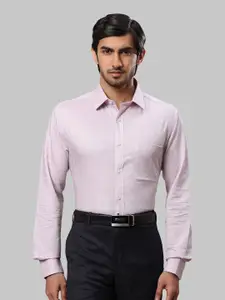 Raymond Men Slim Fit Micro Checks Checked Cotton Formal Shirt