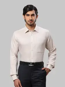 Raymond Men Slim Fit Micro Checks Checked Cotton Formal Shirt