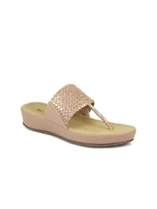Inc 5 Woven Design Wedge Synthetic Sandals