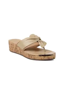 Inc 5  Wedge Synthetic Sandals with Bows