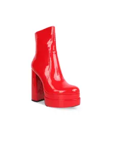 London Rag Women High Platform Heel Boots