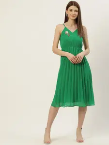 Slenor Georgette Midi Dress