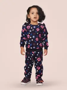 Zalio Girls Printed Top with Pyjamas