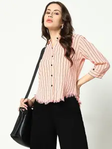 SHOWOFF Women Striped Casual Shirt