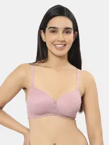 Amante Lace Lightly Padded Non-Wired Full Coverage Bra BRA10306