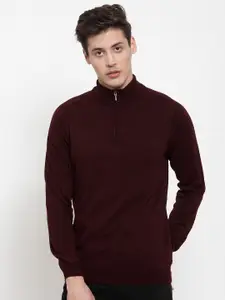 Kalt Men Turtle Neck Acrylic Pullover Sweater