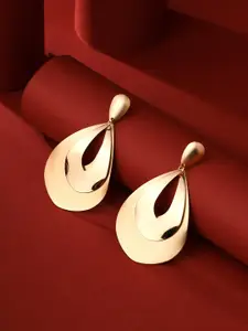 Yellow Chimes Contemporary Drop Earrings