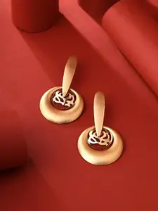 Yellow Chimes Contemporary Drop Earrings