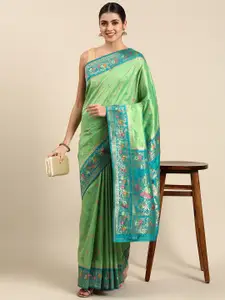 Mitera Woven Design Pure Banarasi Silk Saree