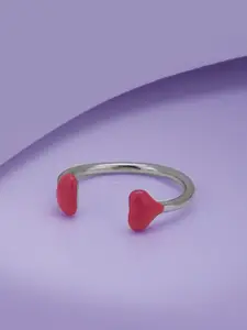 VANBELLE Rhodium-Plated Adjustable Finger-Ring