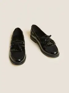 Marks & Spencer Women Tassel Leather Loafers