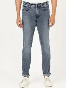Wrangler Men Millard Straight Fit Heavy Fade Cotton Jeans
