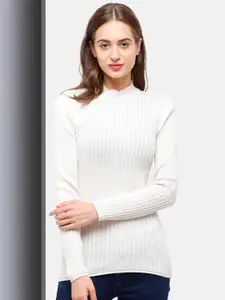 98 Degree North Women Cotton Cable Knit Pullover