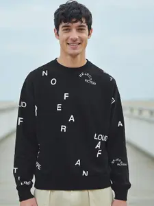 Bewakoof Men All Over Printed Oversized Sweatshirt