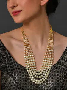 SOHI Gold-Plated Necklace