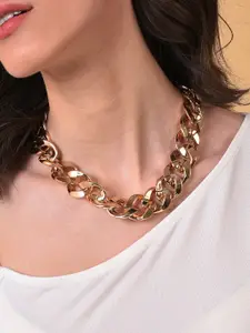 SOHI Gold-Plated Necklace